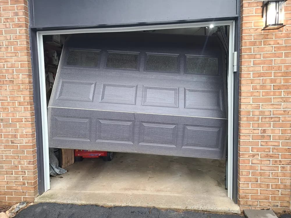 iFix performing an emergency garage door repair