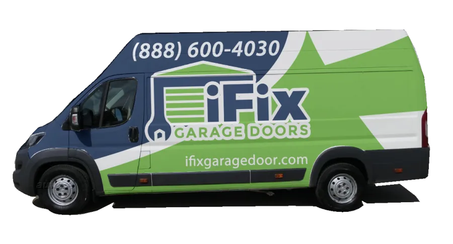 iFix Garage Doors branded service van